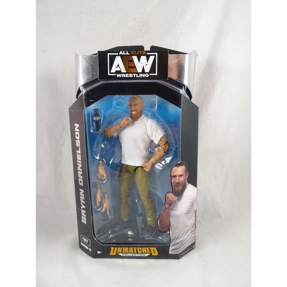 AEW Bryan Danielson Unmatched Collection Series 9 Figure with White T-Shirt - Picture 1 of 6